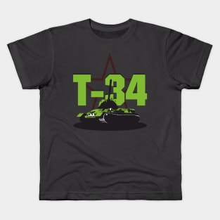 Soviet medium tank T-34-85 Kids T-Shirt